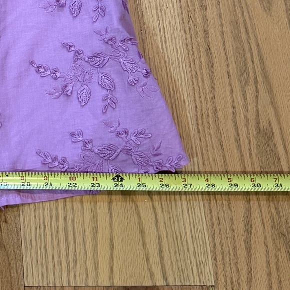 Entro Lilac Embroidered Mini Dress (Lined & with Pockets) - Picture 14 of 14